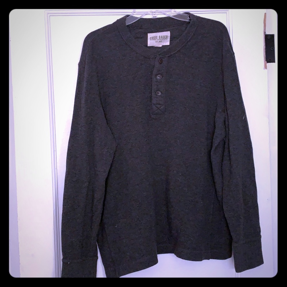 Gray sweater shirt